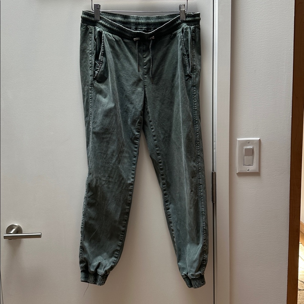 Zara olive cotton Joggers